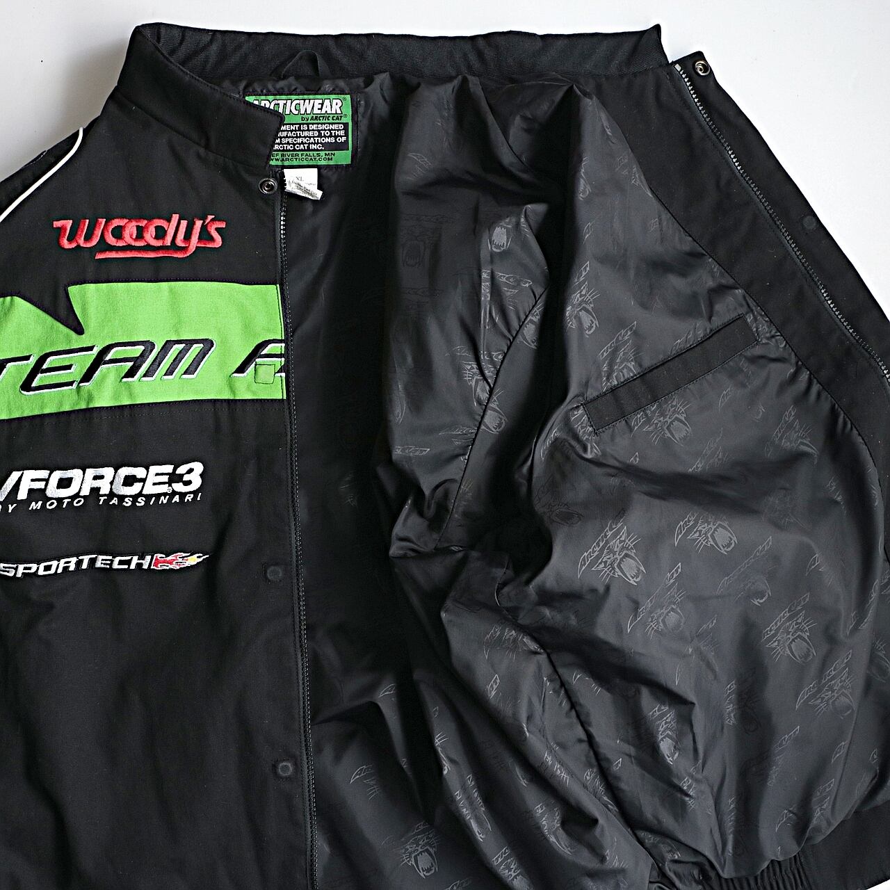 ARCTIC CAT レーシング スノーモービル ジャケット 古着 used | khaki 
