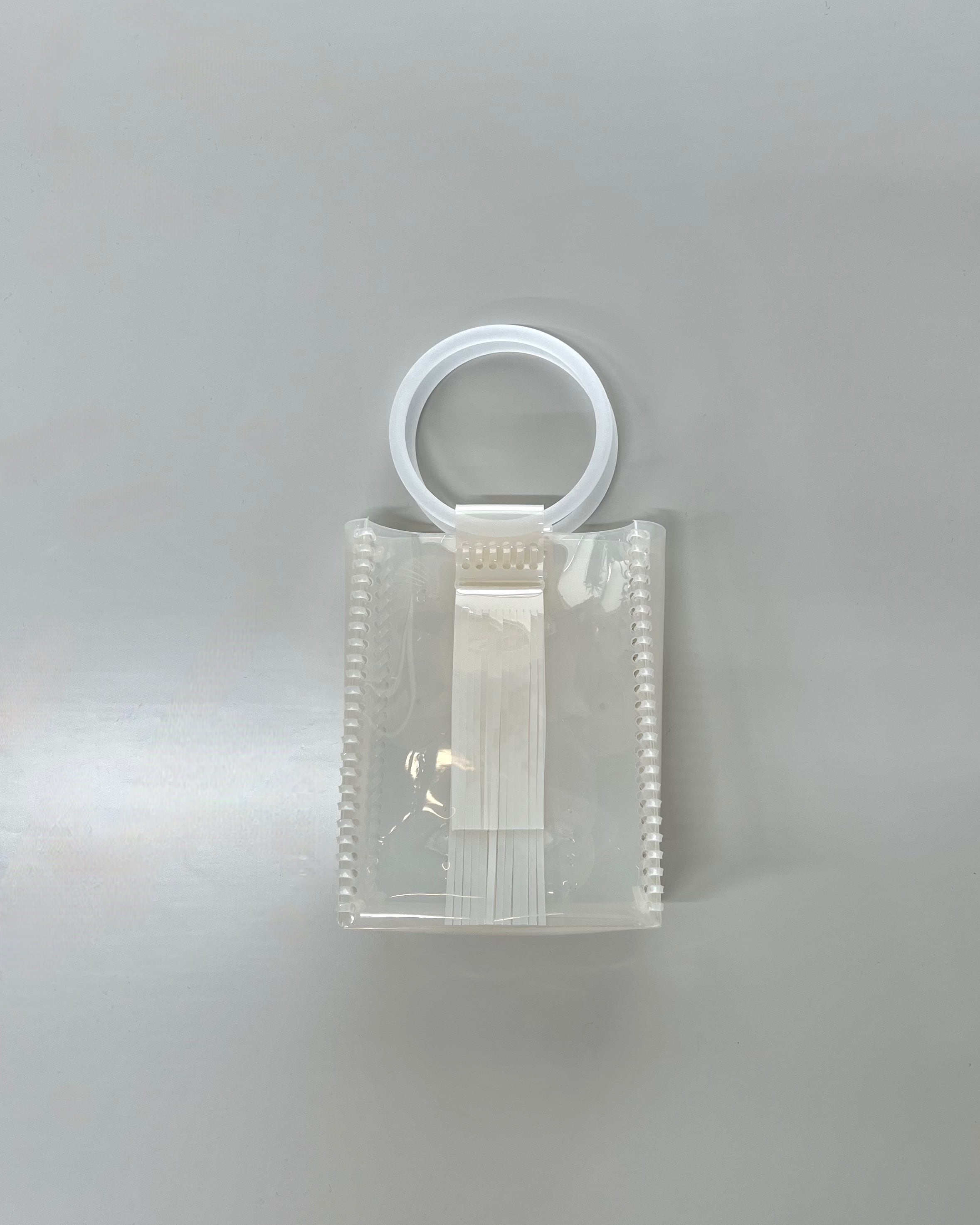 Mame Kurogouchi / Transparent Sculptural Mini Handbag - WHITE | TOLMA.