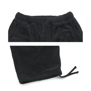 Corduroy wide drawstring pants 0313