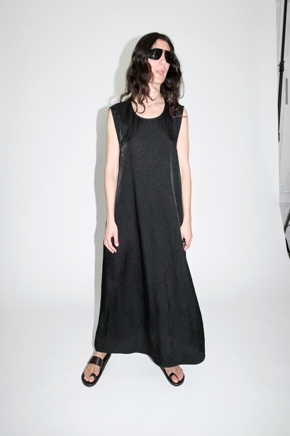 Cristaseya  [ROUND NECK LONG DRESS]