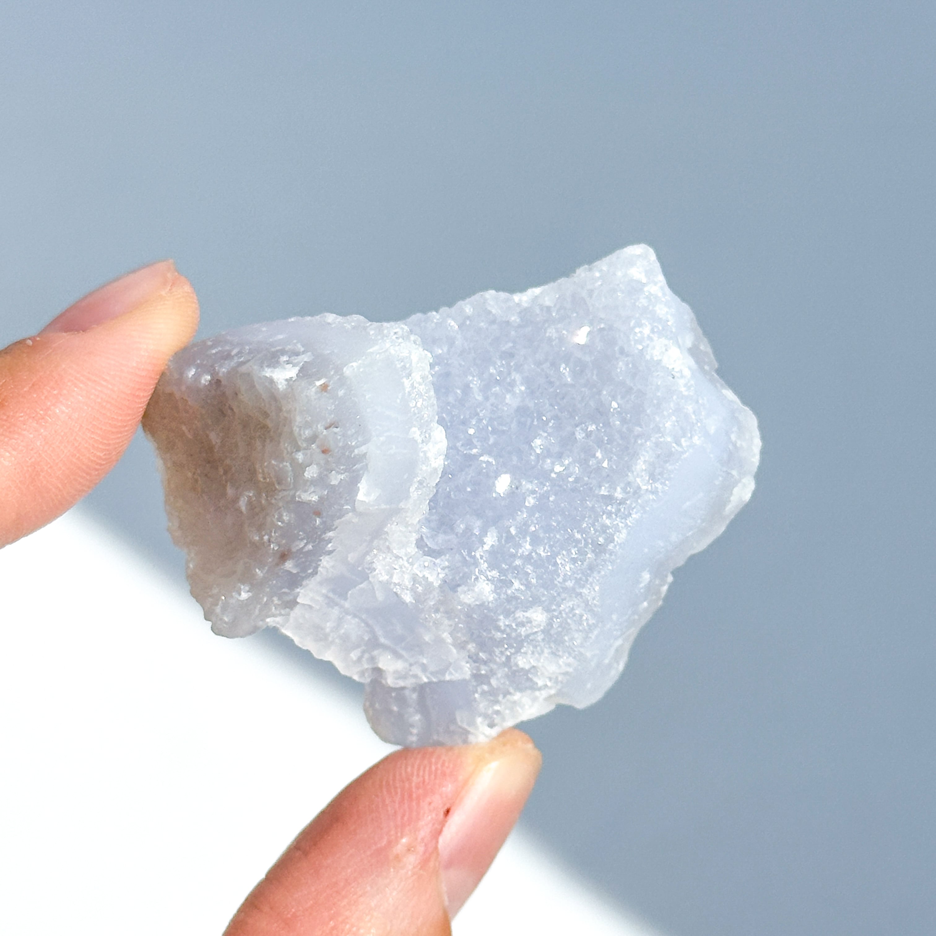 ブルーカルセドニー 原石15◇ Blue Chalcedony ◇天然石・鉱物