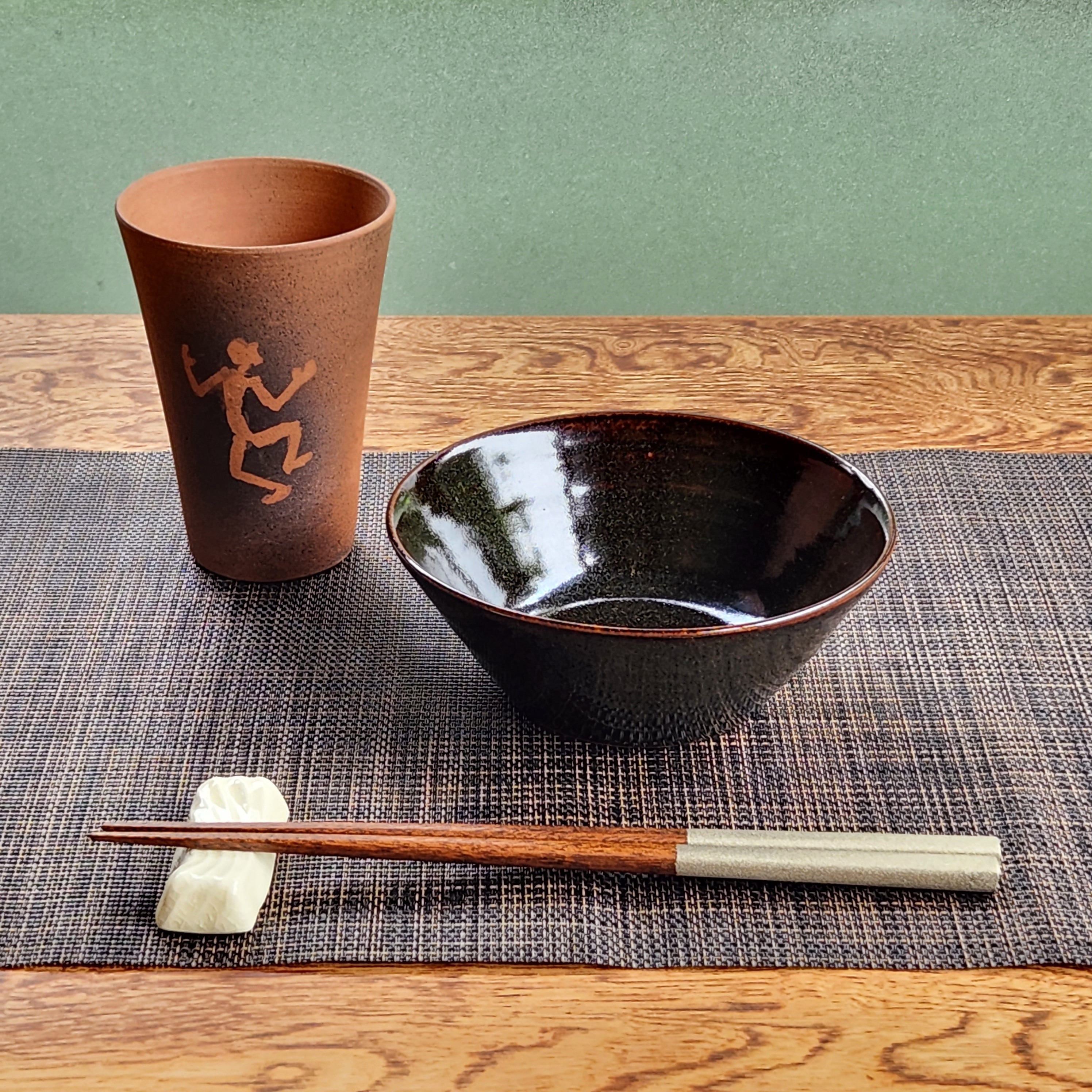 苗代川 黒 碗 | arakitoyo