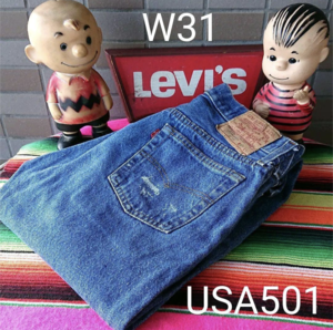 a208 levis リーバイス 501 W29 アメリカ製 MADE IN USA ヴィンテージ ペンキ