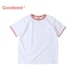GOODWEAR グッドウェア USA製 ハンドペイント ポケットTシャツ|リンガー風 S/S POCKET TEE 040142 WHITE/PINK