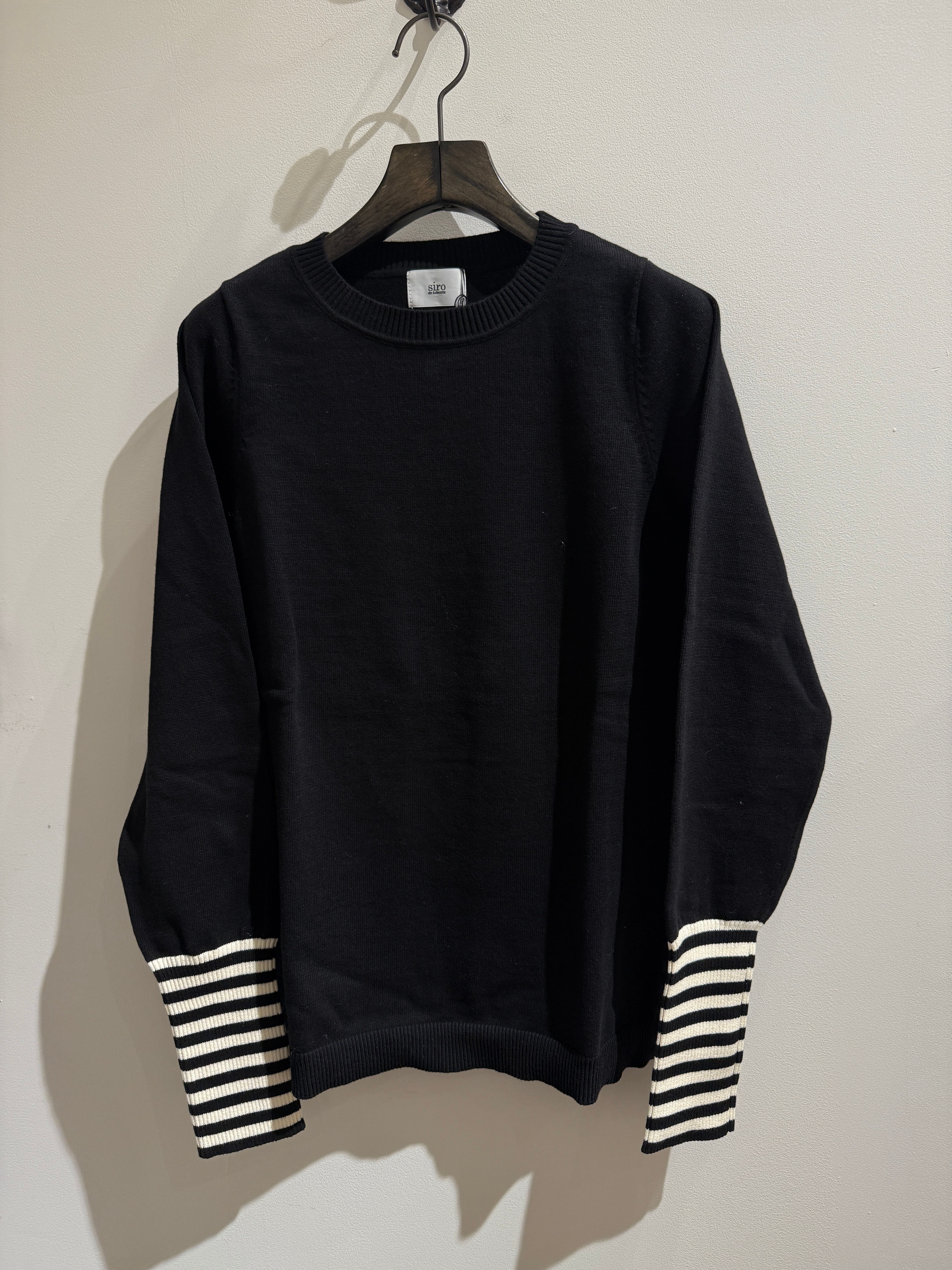 【BLACK FRIDAY SALE】袖ボーダーニット R543101 siro delabonte シロデラボンテ