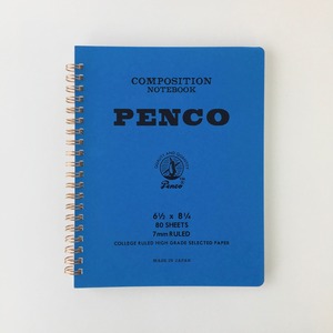 ノートブック リングノート コイルノート 青 L / Coil Notebook Large Blue PENCO