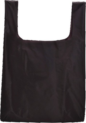 [バイオパッカー] CORDURA エコバッグ Lサイズ (ブラック) 折りたたみ 工房 手作り 日本製 エコパッケージ MX-0006-124