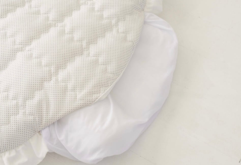 フリルラウンドマット(110cm) | イブル&Baby Fabric LilyBlanc（リリー