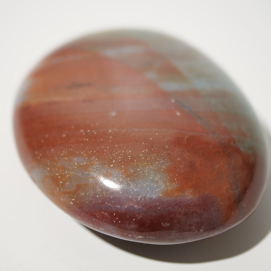 【A】レア✴︎キラキラ結晶 ☆ オーシャンジャスパー パーム ストーン（握り石） オーシャンジャスパー にぎり石 | パームストーン（にぎり石