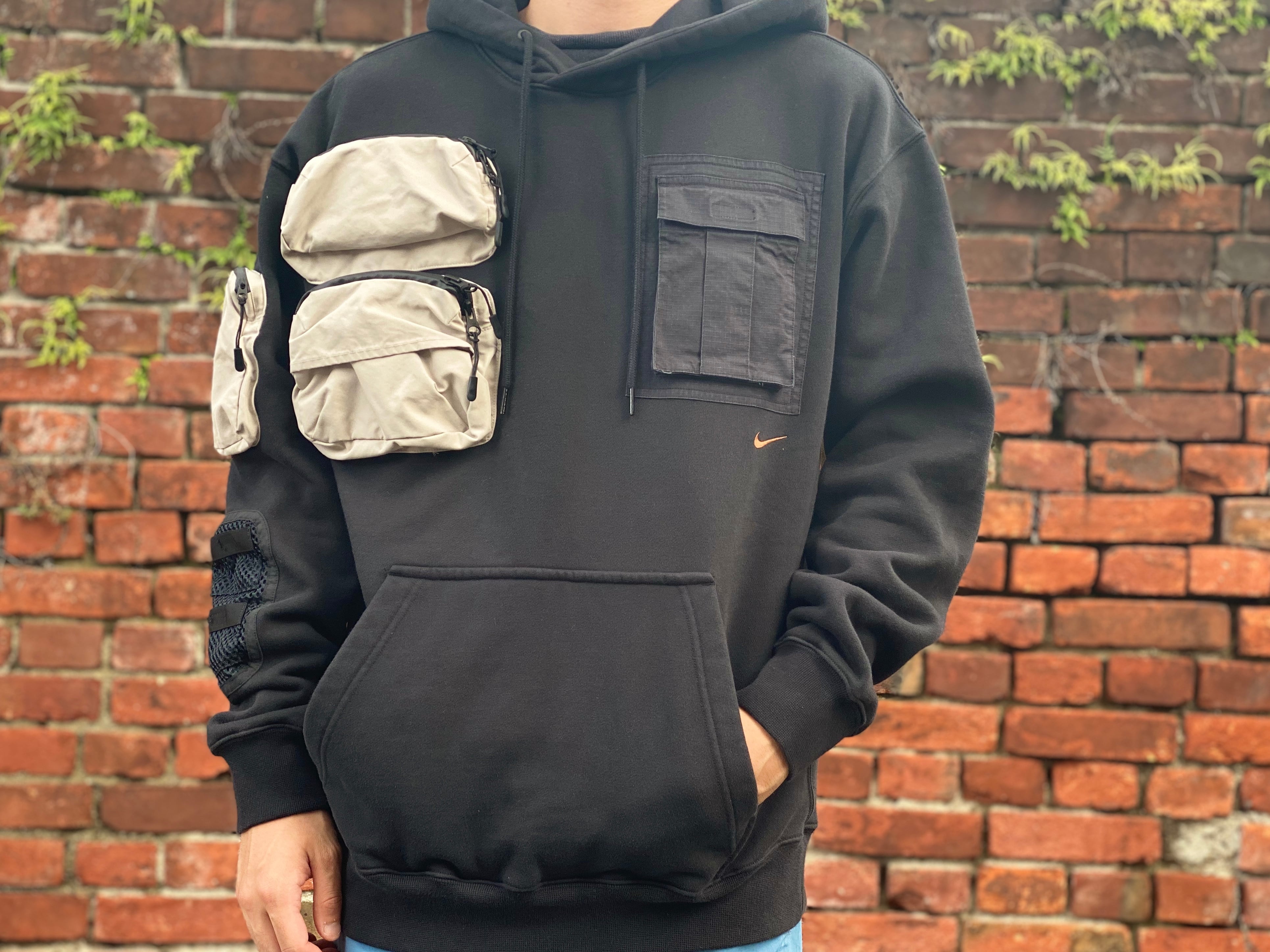 NIKE × TRAVIS SCOTT NRG AG UTILITY HOODIE BLACK LARGE CU0458-010  