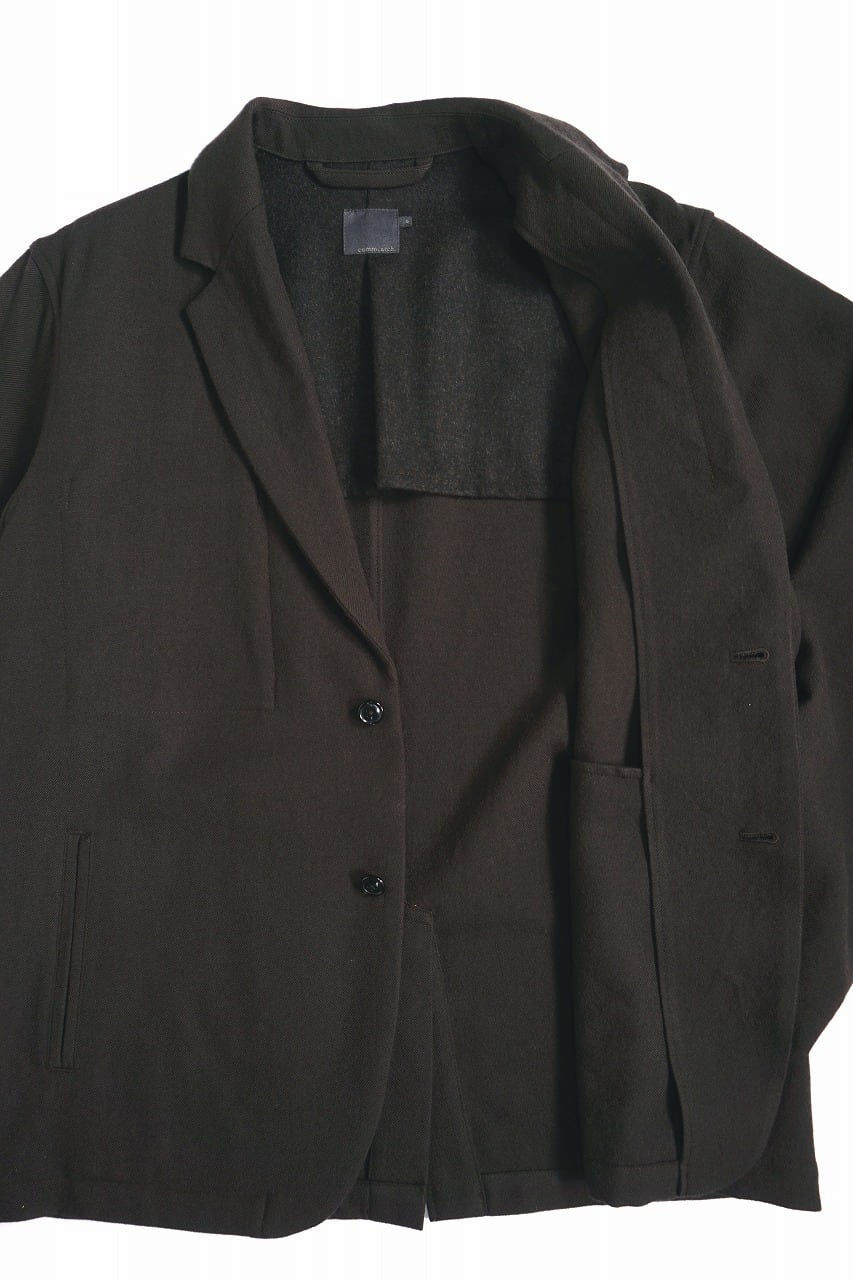 Virgin Wool Washed Twill Jacket