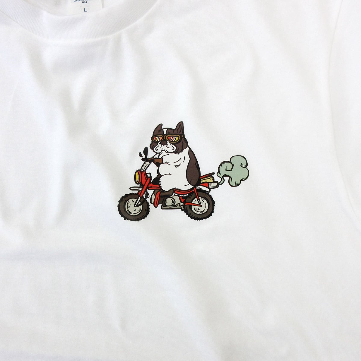 バイク フレブル 犬 Tシャツ フレンチブルドッグ dog12 | 幸服屋さん