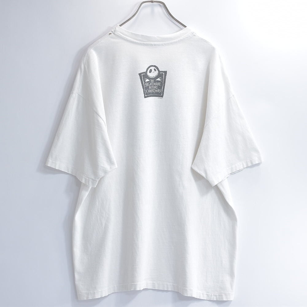 激レア★ 90s ディズニー ジャイアントピーチ　ムービーt　白　半袖　M 激レア 90s Disney Giant PEACH ジャイアントピーチ ティムバートン