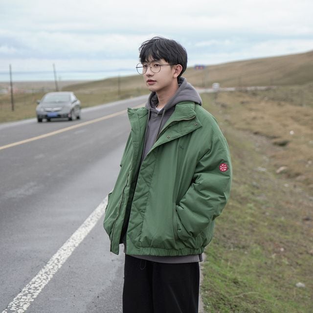 【予約販売】ジャケット MA-1 アウター ショート丈 防寒 メンズ フライトジャケット シンプル 無地 ストリート ブラック ベージュ カーキ 防寒 お洒落 こなれ感 ベーシック 秋冬 大きいサイズ M/L/XL/2XL