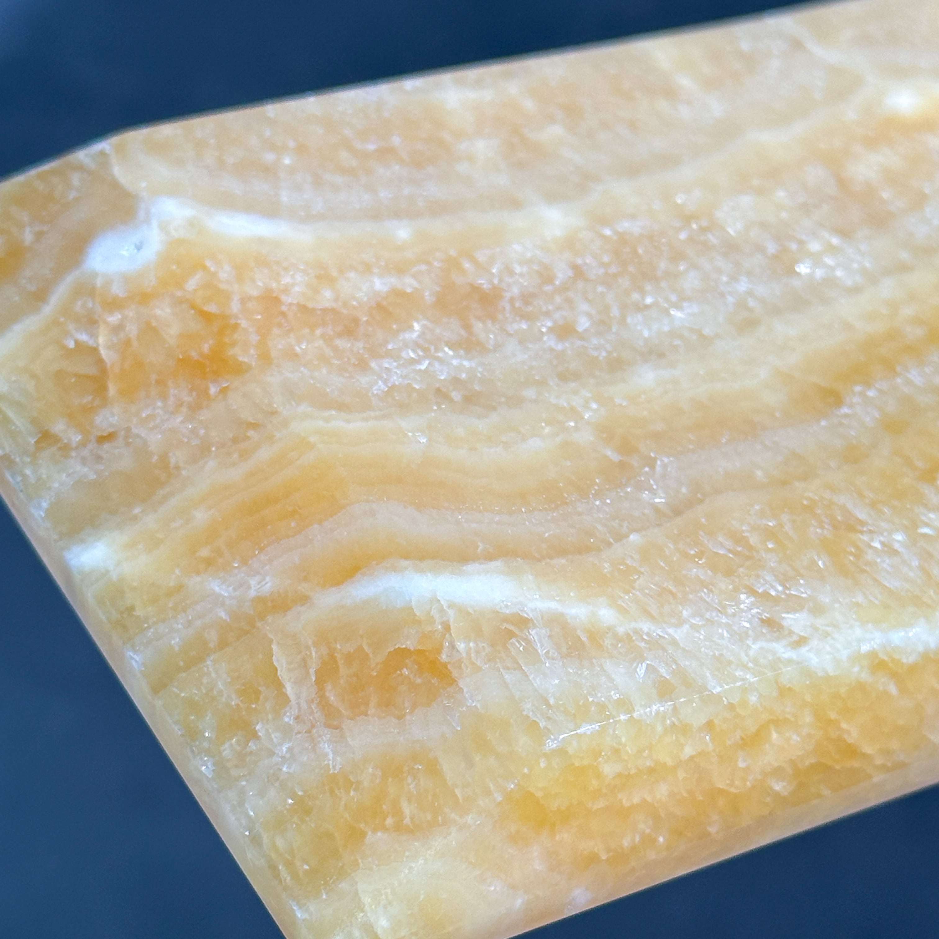 オレンジカルサイトのトレー 01◇ Orange Calcite ◇ 天然石・鉱物