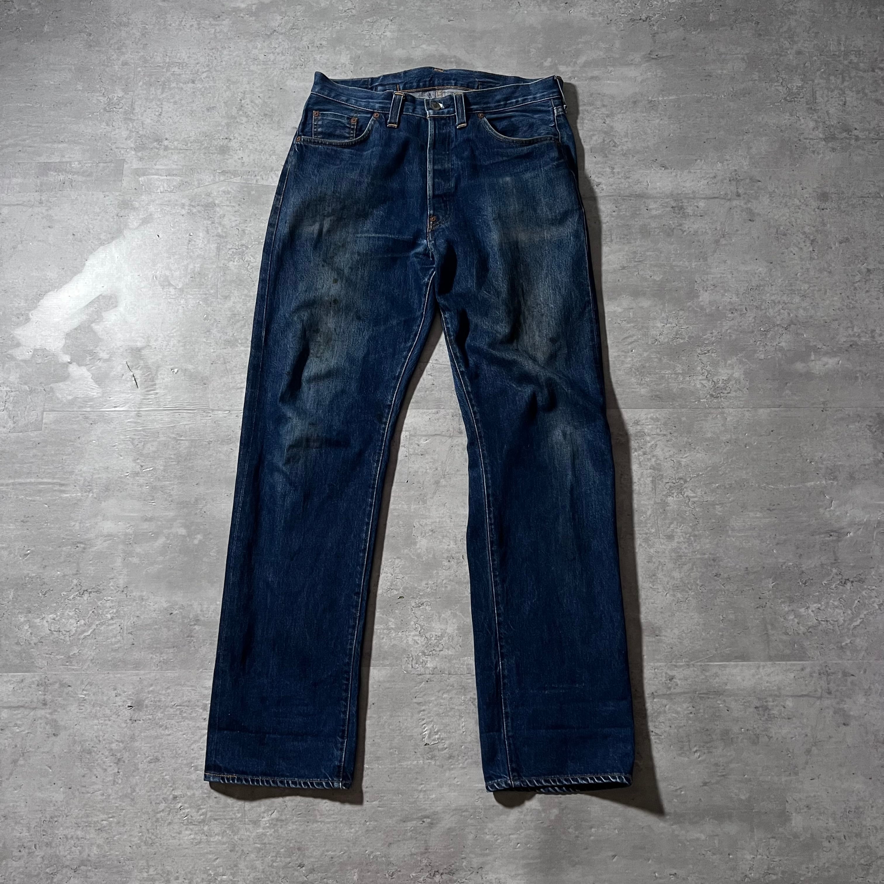 90s “Levi's 201XX”復刻 BIG E selvedge denim pants