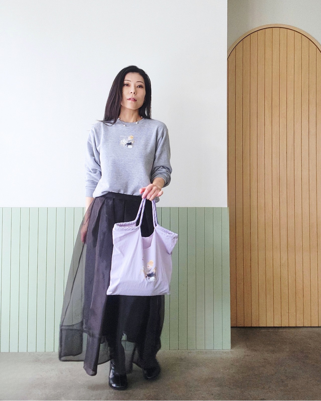 【11/30まで】Sweet_エアリー トートバッグ - 3
