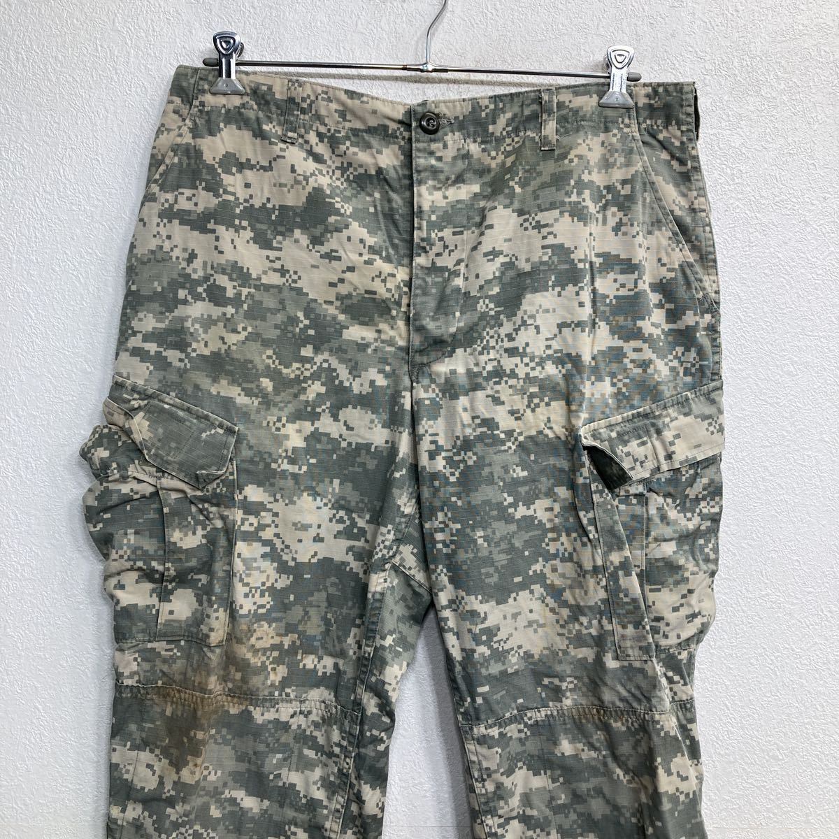 ミリタリーカーゴパンツ W38 ビッグサイズ カモフラ 迷彩 ピクセルカモ