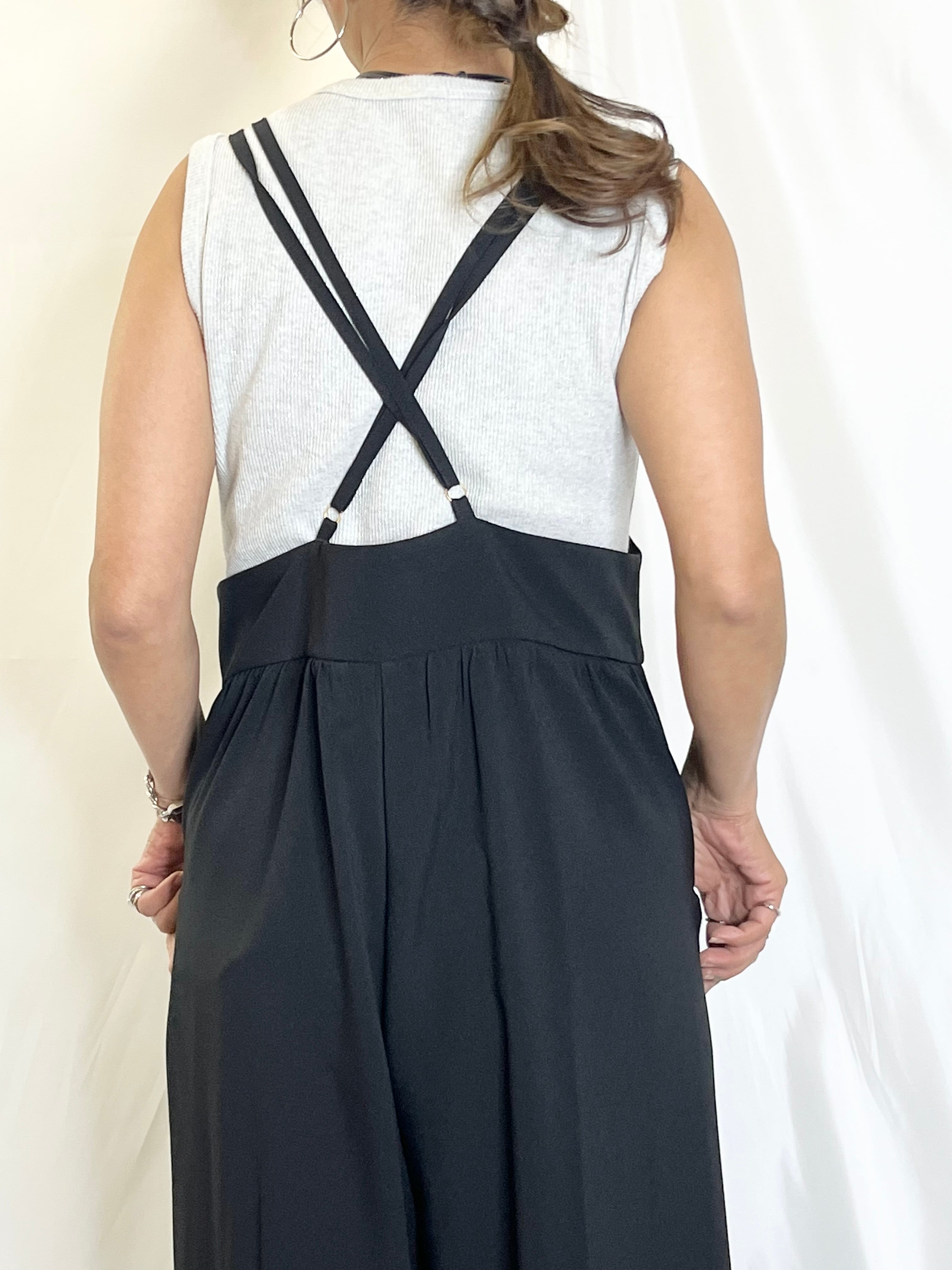 【専用】MARGAUX VINTAGE サロペット ブラック margaux vintage サロペットパンツ | LinoAnela