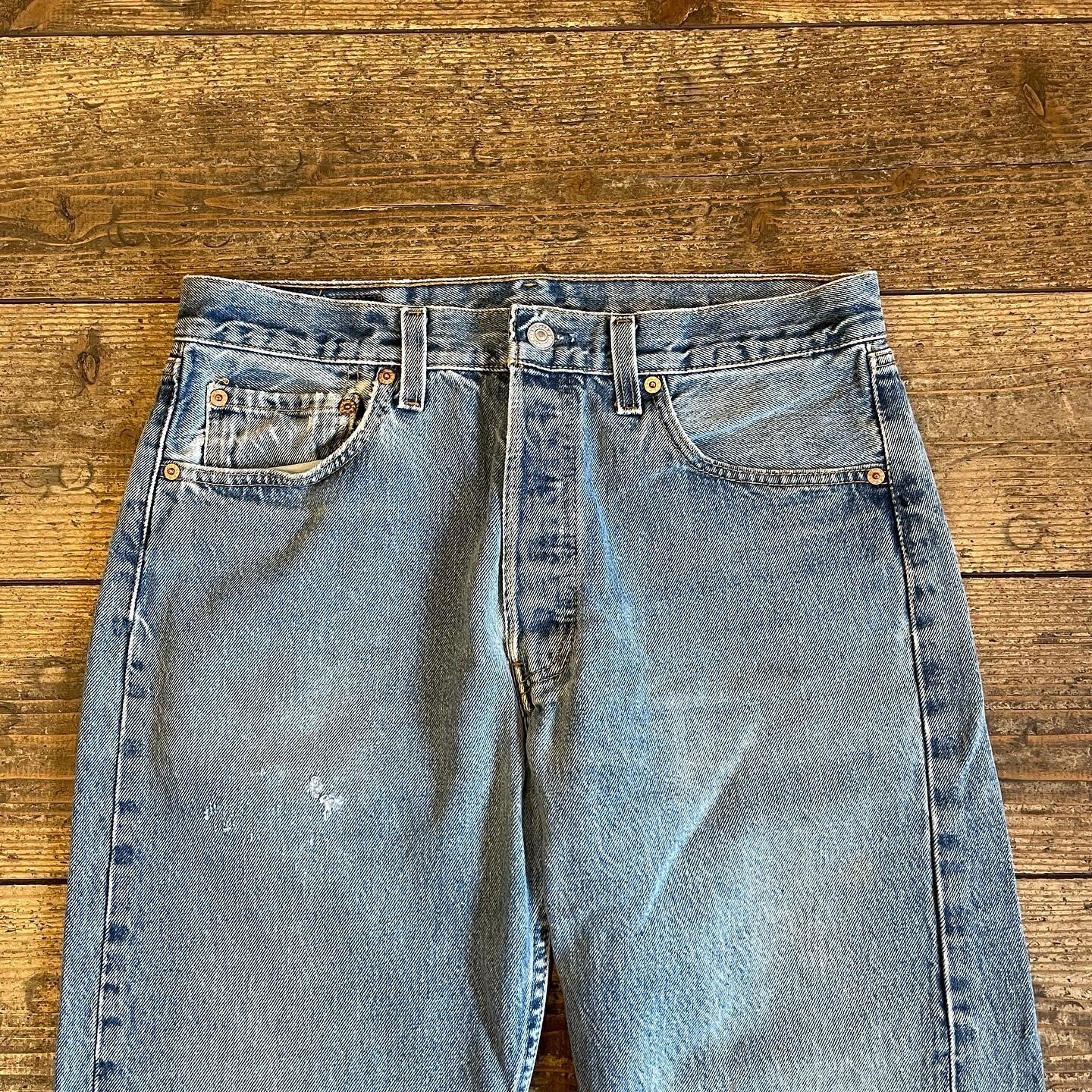 90's Levi's 501 クラッシュデニム Made in USA 表記33×30 | Knot Co. Ltd.