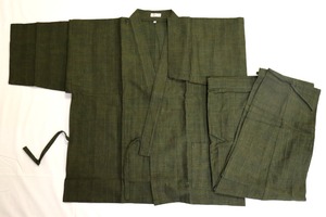 古渡作務衣　カーキ　Mサイズ　
