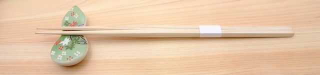 吉野[辰巳産]桧角箸24cm　白帯巻き　1000膳