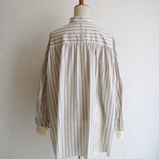 SIWALY  Stand Collar Shirt  Stripe