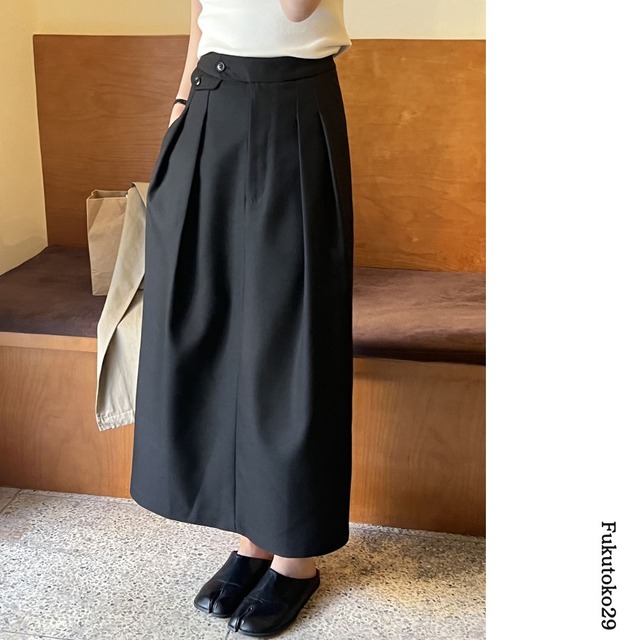 Ａラインタックスカート F3176