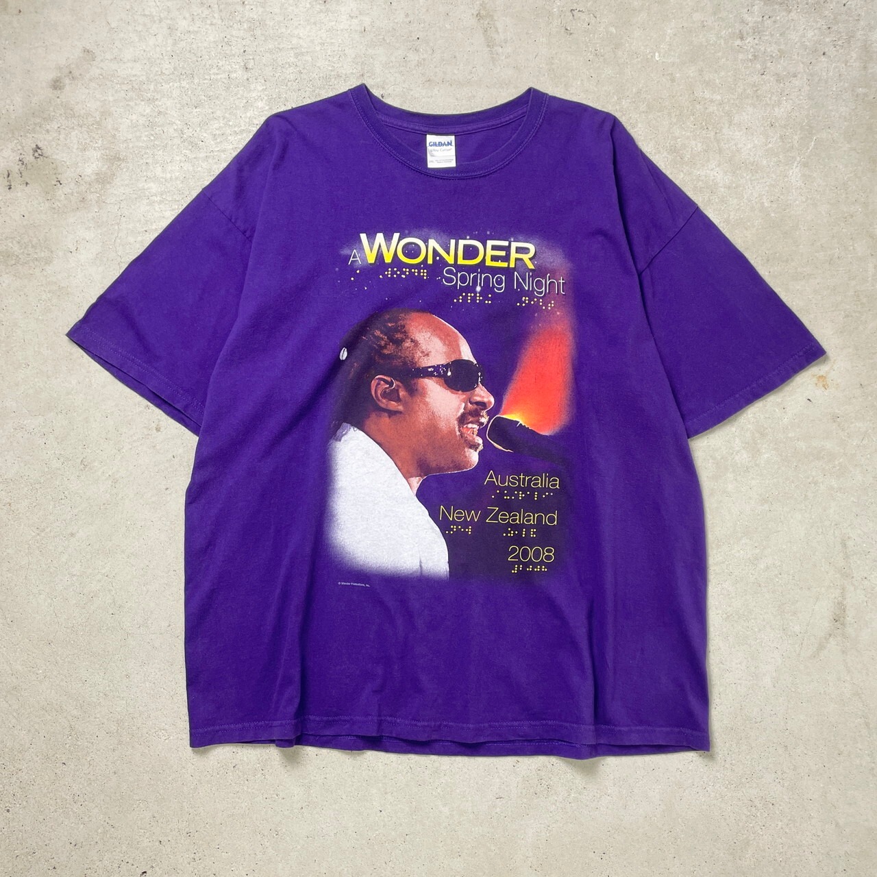 00年代 STEVIE WONDER A WONDER Spring Night 2008 プリントTシャツ 