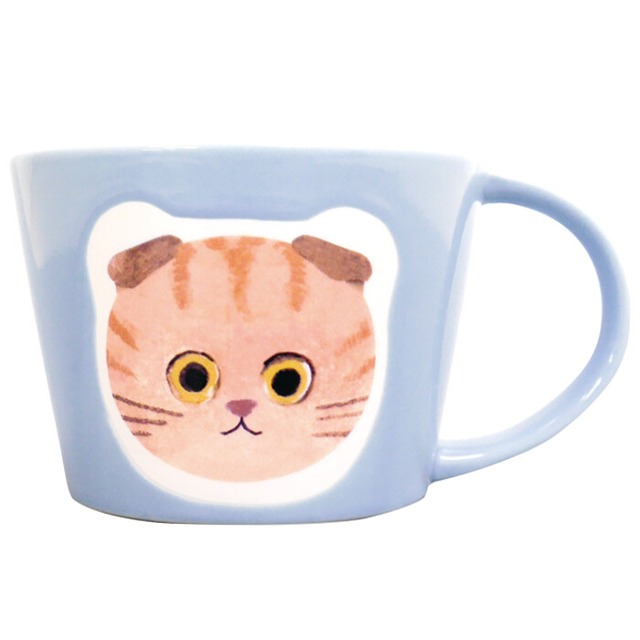 E.ﾌｧﾆｰ マグカップ【■ECOUTE！】猫 かわいい