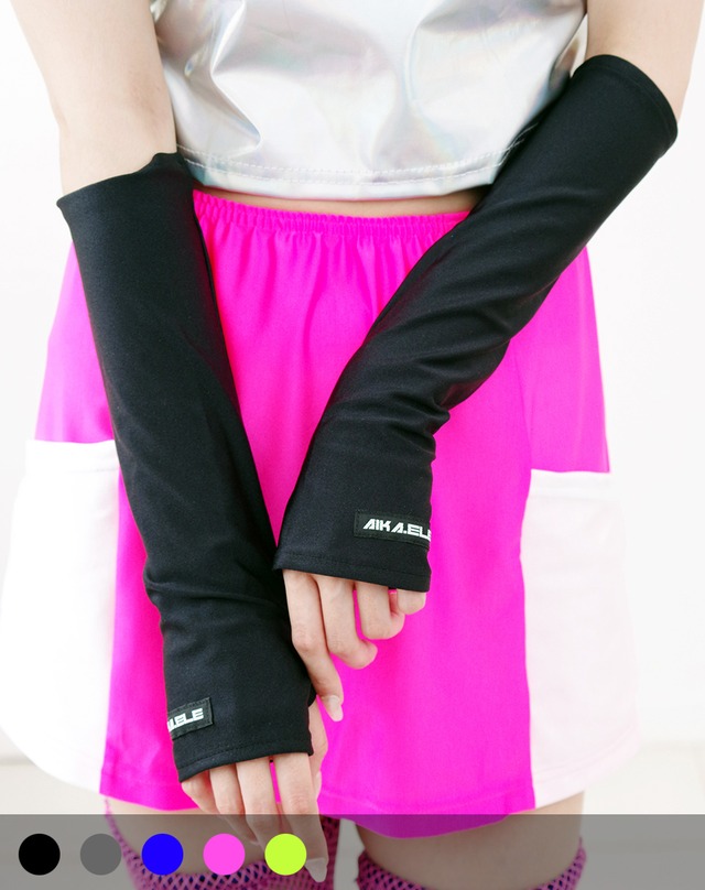 Short Arm warmers【BLACK】 ／AIKA ELECTRONICS