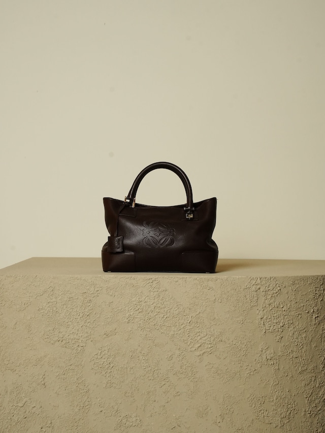 LOEWE ロエベ ブラウン フスタ アナグラム トートバッグ