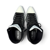 【PRADA】プラダ POINTY HIGH-TOP SNEAKER スニーカー
