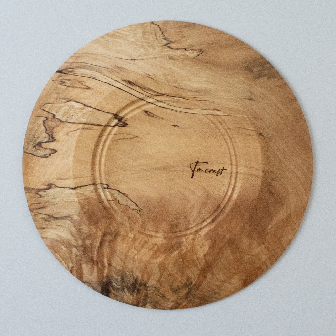 銘木のパン皿｜無意識の抽象画｜栃の木
