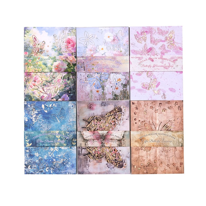 035ラッピングバッグ大　珈琲染め　アンティークモダン　コラージュ素材 Amazon | ラッピング袋 【9デザイン|選ぶ楽しさ・贈る喜び