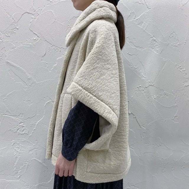 PASSIONE Teddy Bear Poncho Gilet | CoCo Cuore