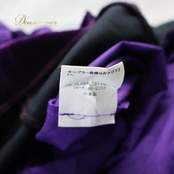 フラダンス 衣装 ALOHA STANDARDS アロハスタンダード ワンピース ドレス パープル系 プルメリア柄 モンステラ柄 紫 ベロア 光沢 高級感 日本製 ハワイアン アロハ ダンス衣装 イベント ステージ 鮮やか かわいい 華やか 日本製 ピンク系