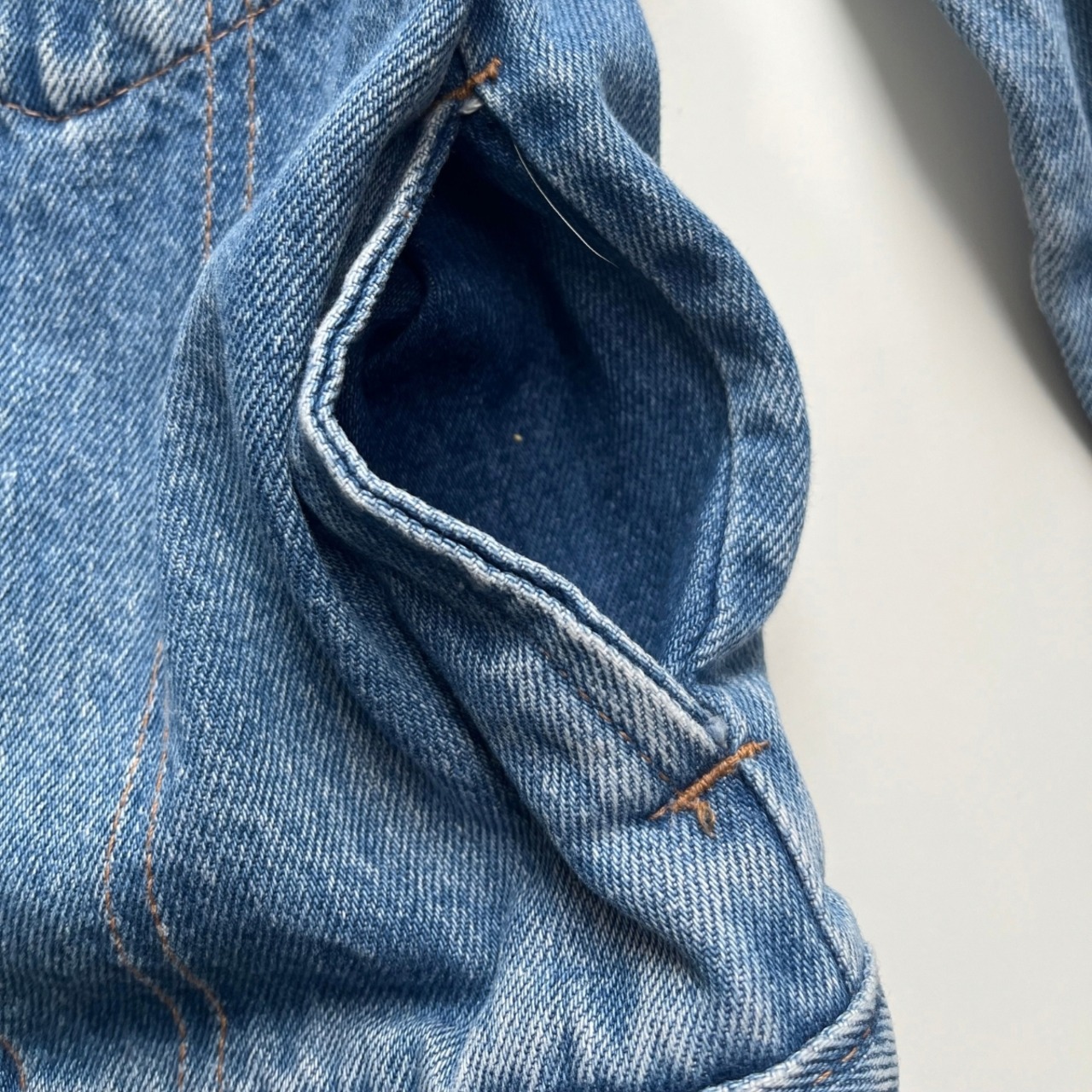 ＜VINTAGE＞Kids RENEGADE Denim Jacket 12Y (2610JK07)｜キッズ  レネゲード ヴィンテージ デニムジャケット - 7