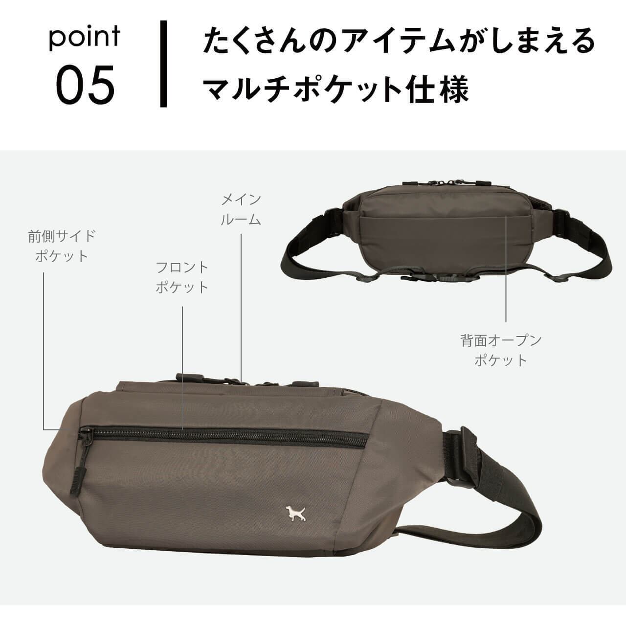 小物 k3LEON KEN COLLECTION ケンコレクション スリングバッグ KC-5413 | スーツ