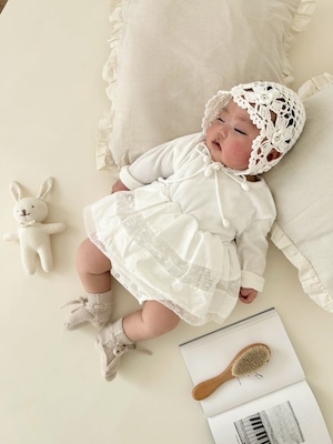 2251 lace design rompers / MIEN BLOOM B