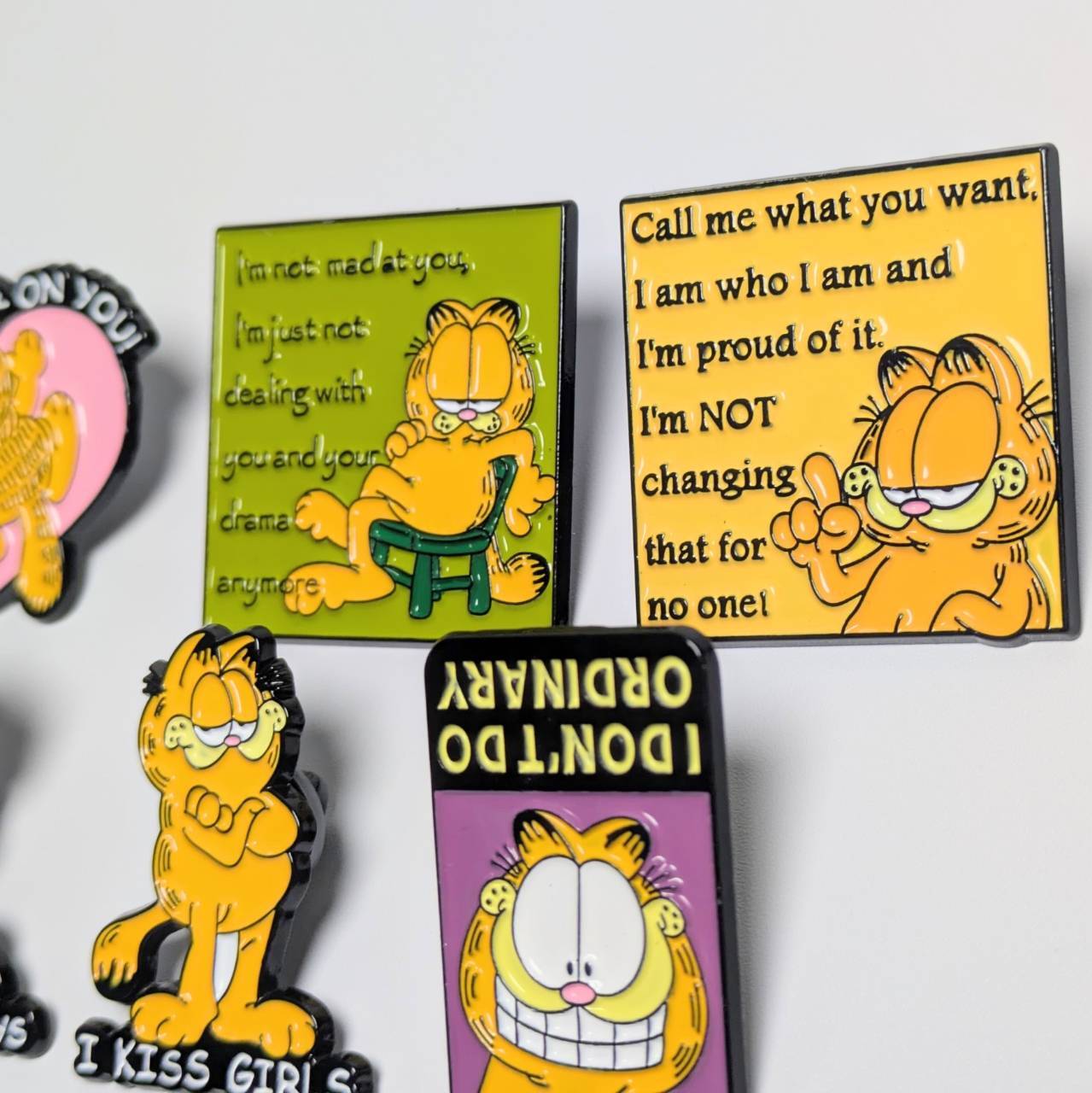 送料無料! ★ピンズ PINS★ピンバッジ 【 Garfield (ガーフィールド) 】10P SET 〚アメリカン雑貨 アメトイ〛