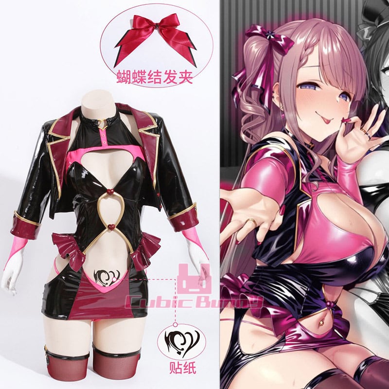 歪萌舎 ケガレボシ・黒 黒塚ありさ アイドルステージ衣装 L+ ケガレボシ・黒 黒塚ありさ アイドルステージ衣装 （歪萌舎 佐藤