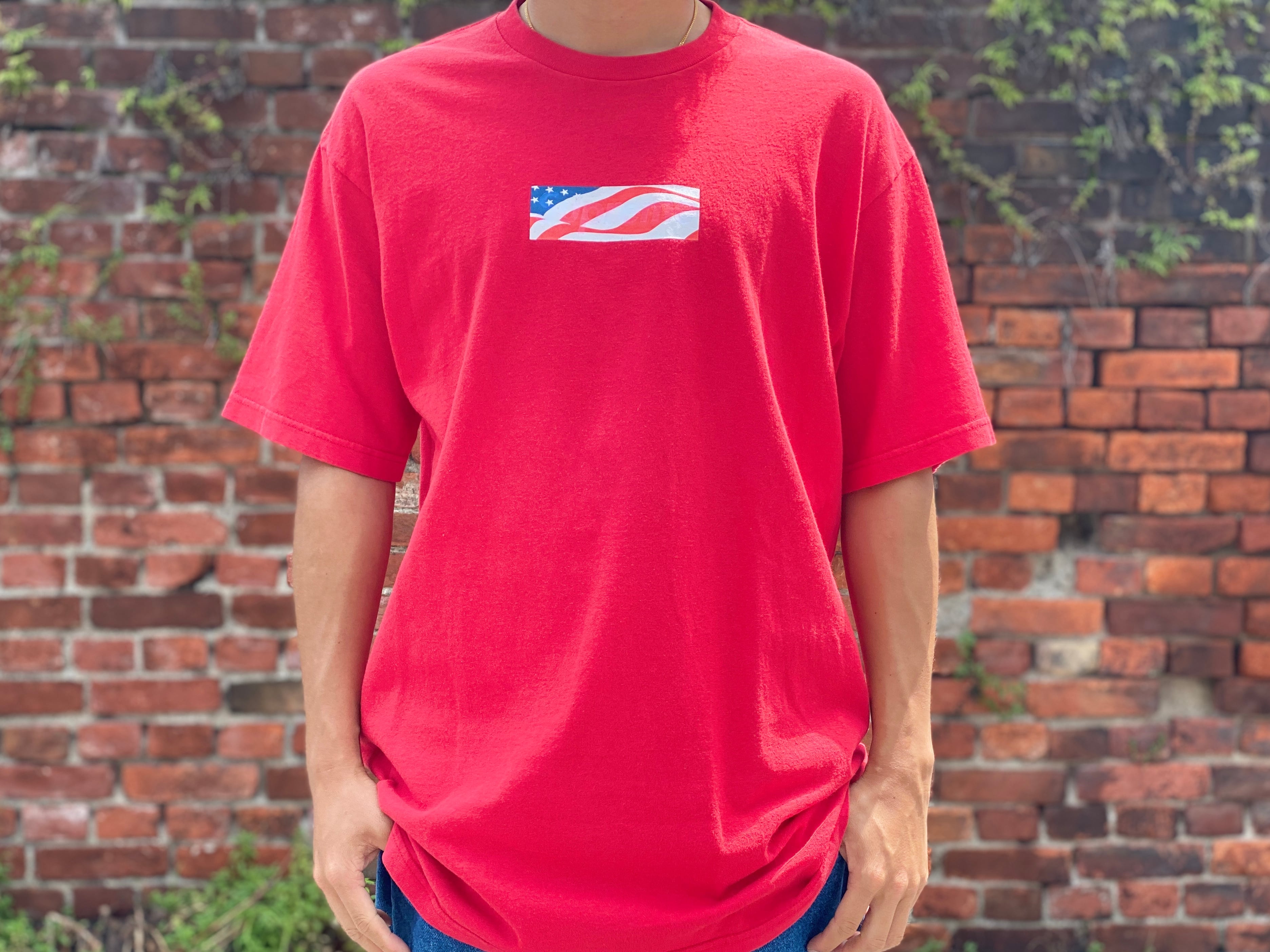 supreme patriot box logo Tシャツ
