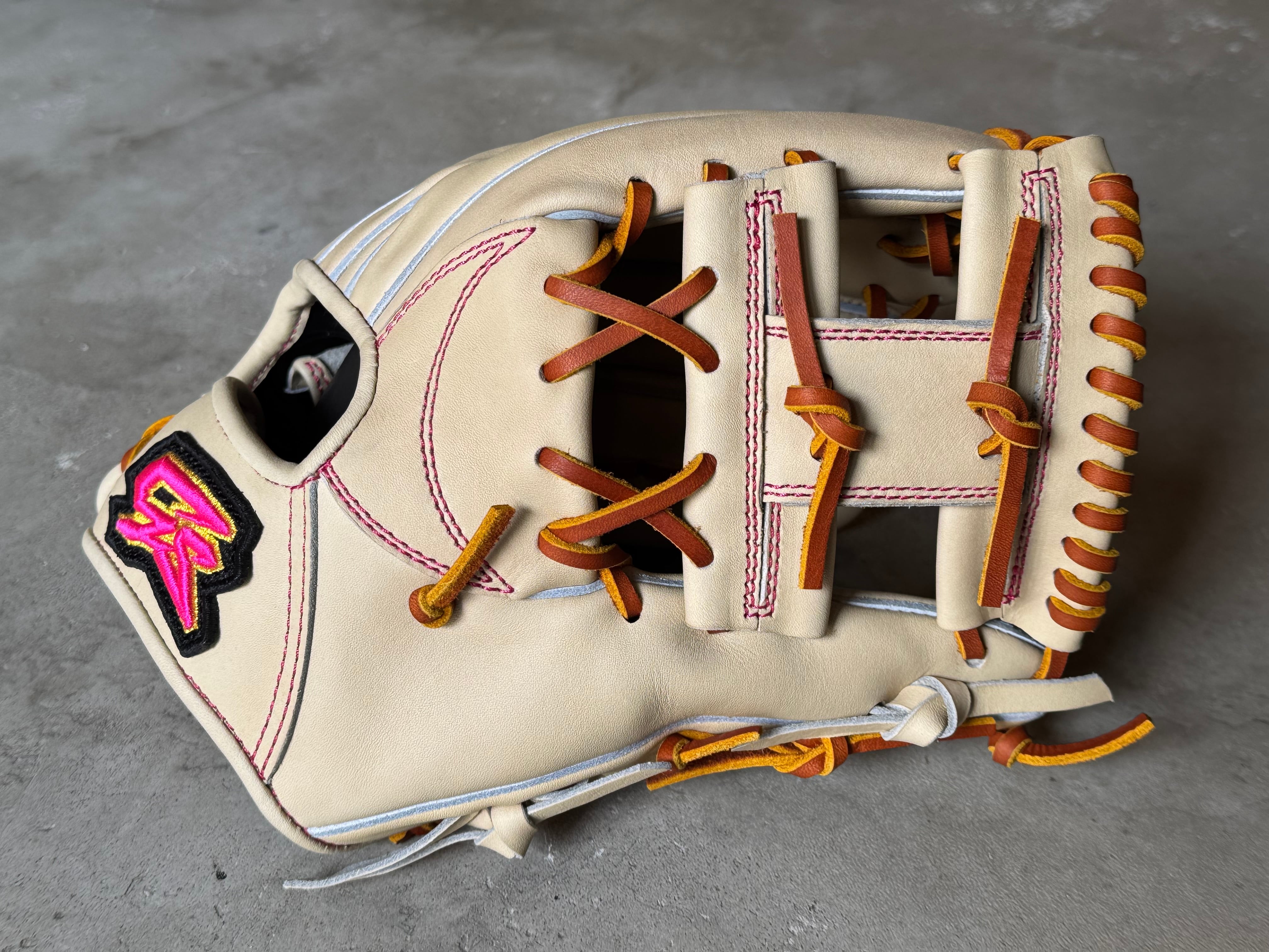 限定モデル【GS】硬式用グローブ 内野手当て挟み型5ミリアップ