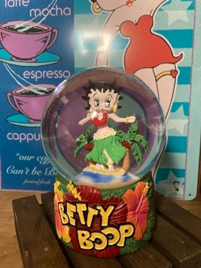 BETTY BOOP ベティブープ　アロハ　ウオーターグローブ　 YTC14177