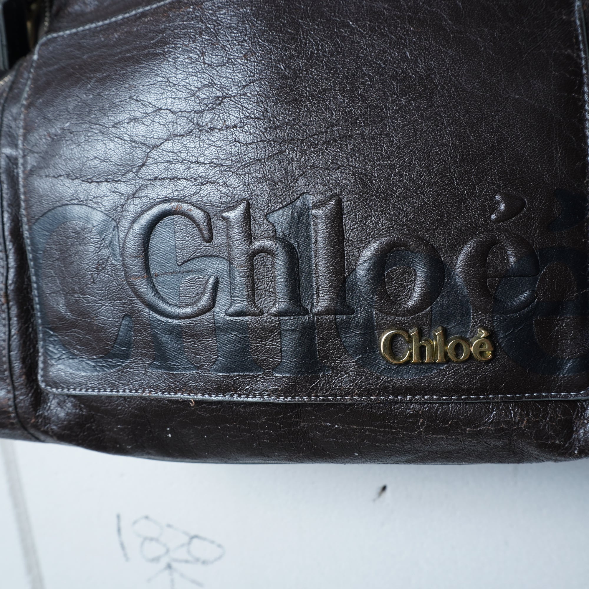 Chloe】クロエ ロゴ入エクリプスレザートートバッグ black | MIXHIVE