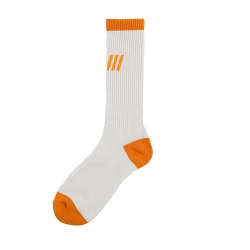 GINRHYMES/"TRIPLE SLASH"SOCKS/ORANGE GINRHYMES/"TRIPLE SLASH"SOCKS/ORANGE