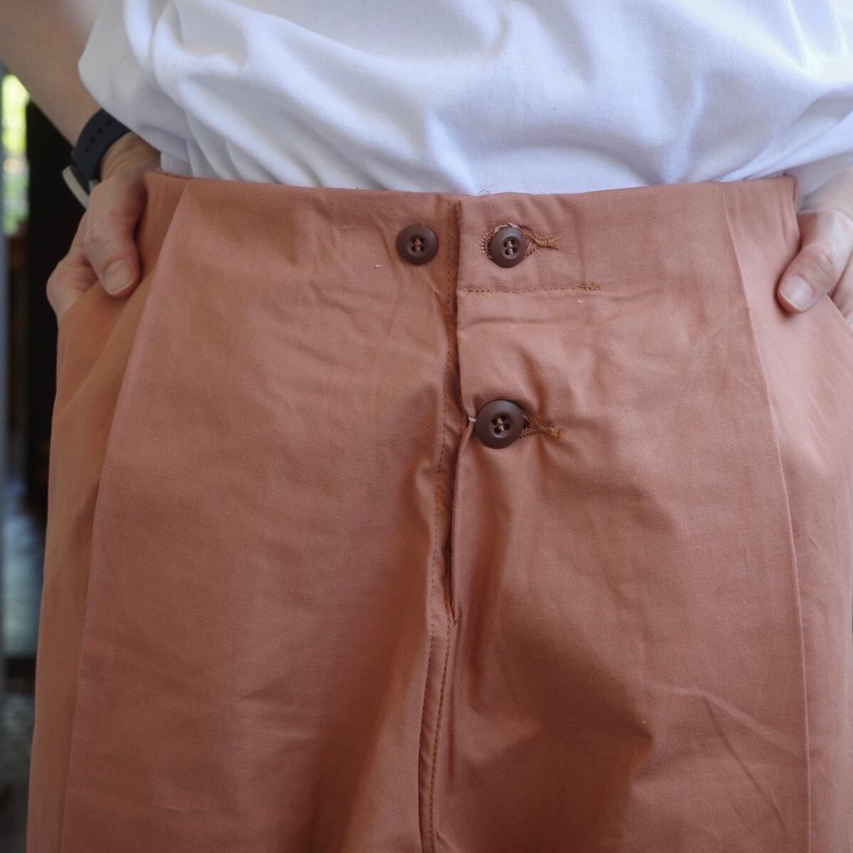 美品 TUKI（ツキ）Pajamas パジャマパンツ M TUKI(ツキ)pajamas パジャマパンツ terracotta 0041 | Debby