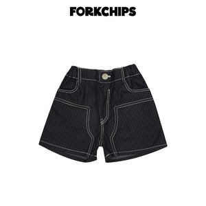 [FORKCHIPS] 넘버하프팬츠 (JS/JM/JL/JXL) / [포크칩스] 넘버하프팬츠 (JS/JM/JL/JXL)