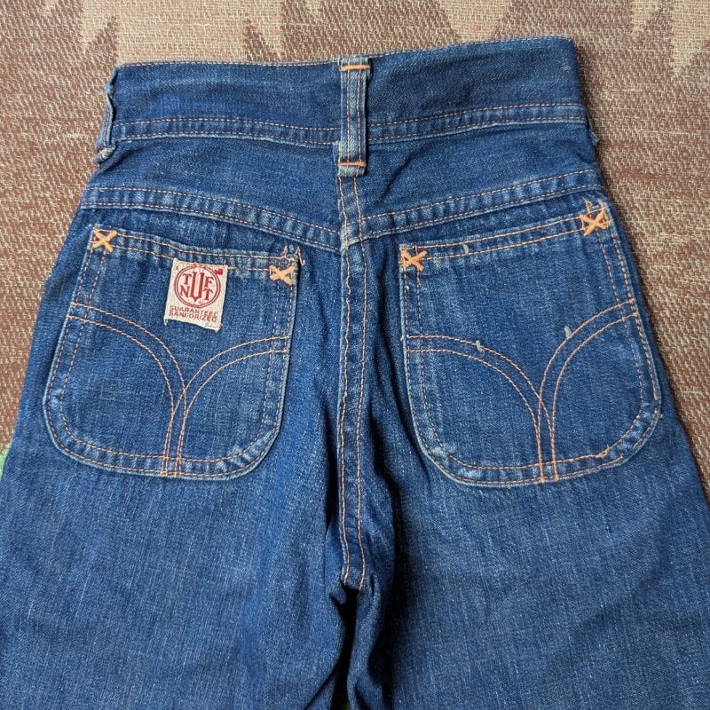 80s Levi's 505-0240 Stripe Black Denim Jeans (W34) | Wonder Wear